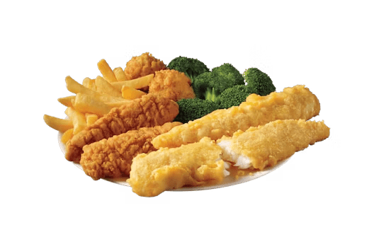 2 Piece Fish & 2 Piece Chicken Meal