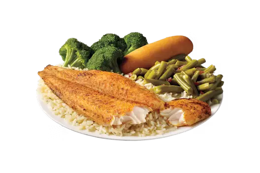 Grilled White Fish Meal